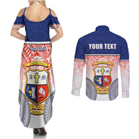 personalized-marist-brothers-high-school-couples-matching-summer-maxi-dress-and-long-sleeve-button-shirts-with-fijian-tapa-pattern