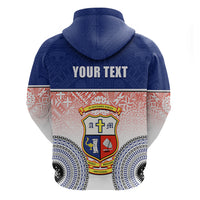Personalized Marist Brothers High School Hoodie With Fijian Tapa Pattern LT05 - Polynesian Pride