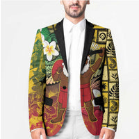 Vanuatu Christmas Blazer Ni-Van Santa Retro Style - Polynesian Pride