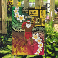 Vanuatu Christmas Garden Flag Ni-Van Santa Retro Style - Polynesian Pride
