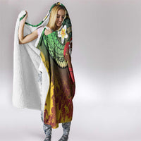 Vanuatu Christmas Hooded Blanket Ni-Van Santa Retro Style - Polynesian Pride