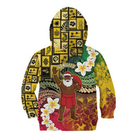 Vanuatu Christmas Kid Hoodie Ni-Van Santa Retro Style LT05 - Polynesian Pride