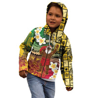 Vanuatu Christmas Kid Hoodie Ni-Van Santa Retro Style LT05 - Polynesian Pride
