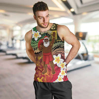 Vanuatu Christmas Men Tank Top Ni-Van Santa Retro Style LT05 Colorful - Polynesian Pride