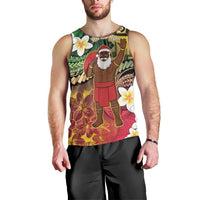 Vanuatu Christmas Men Tank Top Ni-Van Santa Retro Style LT05 - Polynesian Pride