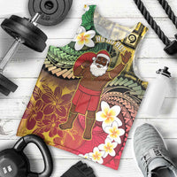 Vanuatu Christmas Men Tank Top Ni-Van Santa Retro Style LT05 - Polynesian Pride