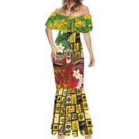 Vanuatu Christmas Mermaid Dress Ni-Van Santa Retro Style - Polynesian Pride
