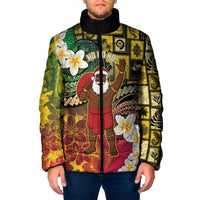 Vanuatu Christmas Padded Jacket Ni-Van Santa Retro Style - Polynesian Pride