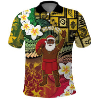 Vanuatu Christmas Polo Shirt Ni-Van Santa Retro Style LT05 Colorful - Polynesian Pride