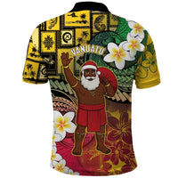 Vanuatu Christmas Polo Shirt Ni-Van Santa Retro Style LT05 - Polynesian Pride