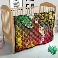 Vanuatu Christmas Quilt Ni-Van Santa Retro Style - Polynesian Pride