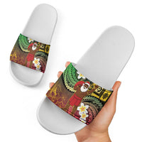 Vanuatu Christmas Slide Sandals Ni-Van Santa Retro Style - Polynesian Pride