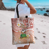Hawaii Mele Kalikimaka Tote Bag Hula Santa Retro Style Red LT05 - Polynesian Pride