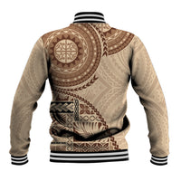 Samoa Siapo Pattern Simple Style Baseball Jacket LT05 - Polynesian Pride