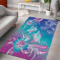 Polynesia Sea Turtle Couple Area Rug Love Is Life
