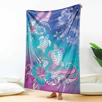 Polynesia Sea Turtle Couple Blanket Love Is Life