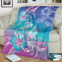Polynesia Sea Turtle Couple Blanket Love Is Life