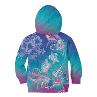 Polynesia Sea Turtle Couple Kid Hoodie Love Is Life