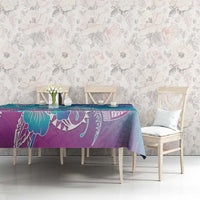 Polynesia Sea Turtle Couple Tablecloth Love Is Life