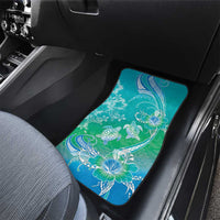 Polynesia Sea Turtle Couple Car Mats I Am Turtley In Love With You