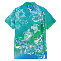 Polynesia Sea Turtle Couple Family Matching Puletasi and Hawaiian Shirt I Am Turtley In Love With You