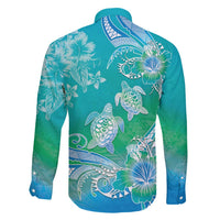 Polynesia Sea Turtle Couple Family Matching Puletasi and Hawaiian Shirt I Am Turtley In Love With You