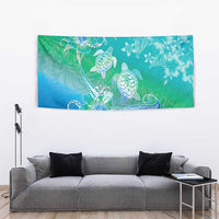 Polynesia Sea Turtle Couple Tapestry I Am Turtley In Love With You