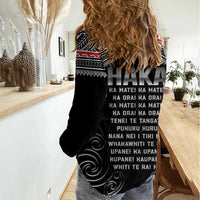 New Zealand Aotearoa Women Casual Shirt Traditional Kapa Haka LT05 - Polynesian Pride