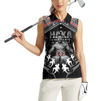 New Zealand Aotearoa Women Sleeveless Polo Shirt Traditional Kapa Haka LT05 - Polynesian Pride