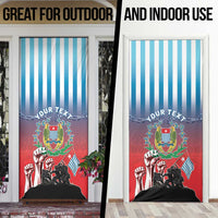 Personalised Free West Papua Door Cover One People One Soul Unique Style - Polynesian Pride
