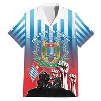 Personalised Free West Papua Family Matching Off Shoulder Short Dress and Hawaiian Shirt One People One Soul Unique Style - Polynesian Pride