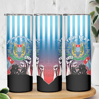 Personalised Free West Papua Skinny Tumbler One People One Soul Unique Style LT05 - Polynesian Pride