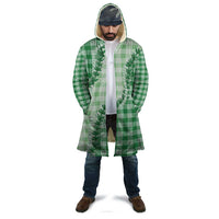 Green Hawaii Palaka Cloak Hawaiian Pikake Lei