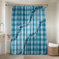 Blue Hawaii Palaka Bathroom Set Hawaiian Pikake Lei