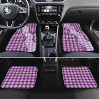 Violet Hawaii Palaka Car Mats Hawaiian Pikake Lei LT05 Set 4pcs Violet - Polynesian Pride