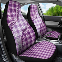 Violet Hawaii Palaka Car Seat Cover Hawaiian Pikake Lei LT05 - Polynesian Pride