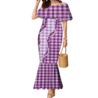 Violet Hawaii Palaka Mermaid Dress Hawaiian Pikake Lei LT05 Women Violet - Polynesian Pride