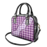 Violet Hawaii Palaka Shoulder Handbag Hawaiian Pikake Lei LT05 - Polynesian Pride
