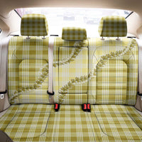 Yellow Hawaii Palaka Back Car Seat Cover Hawaiian Pikake Lei LT05 - Polynesian Pride