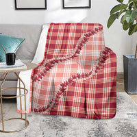 Red Hawaii Palaka Blanket Hawaiian Pikake Lei LT05 - Polynesian Pride