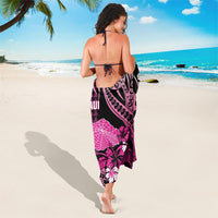 Hawaii Maui Upena Kiloi Sarong Kakau Tribal Pattern Pink Version
