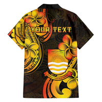Personalised Kiribati Independence Day Family Matching Summer Maxi Dress and Hawaiian Shirt 46th Anniversary