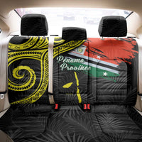Vanuatu Penama Day Back Car Seat Cover Grunge Flag Style - Polynesian Pride