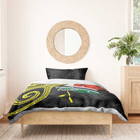 Vanuatu Penama Day Bedding Set Grunge Flag Style LT05 - Polynesian Pride