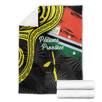 Vanuatu Penama Day Blanket Grunge Flag Style - Polynesian Pride