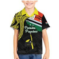 Personalised Vanuatu Penama Day Family Matching Mermaid Dress and Hawaiian Shirt Grunge Flag Style - Polynesian Pride