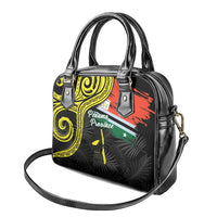 Vanuatu Penama Day Shoulder Handbag Grunge Flag Style - Polynesian Pride