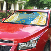 Vanuatu Sanma Day Auto Sun Shade Special Style - Polynesian Pride