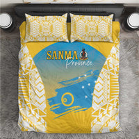 Vanuatu Sanma Day Bedding Set Special Style LT05 Yellow - Polynesian Pride