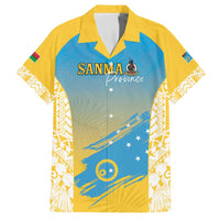 Personalised Vanuatu Sanma Day Family Matching Off The Shoulder Long Sleeve Dress and Hawaiian Shirt Special Style - Polynesian Pride